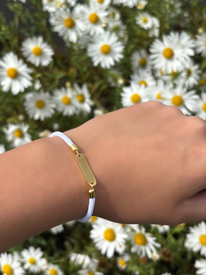 Bracelet Tyla - Acier inoxydable - Noir ou Blanc