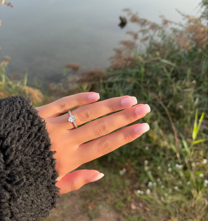 Bague Elya - Acier inoxydable, Plaqué Or 18k - Gravure offerte