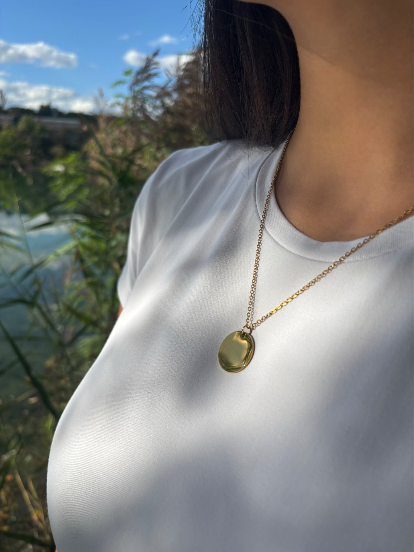 Collier Alma - Acier inoxydable, Plaqué Or 18k - Doré et Argenté