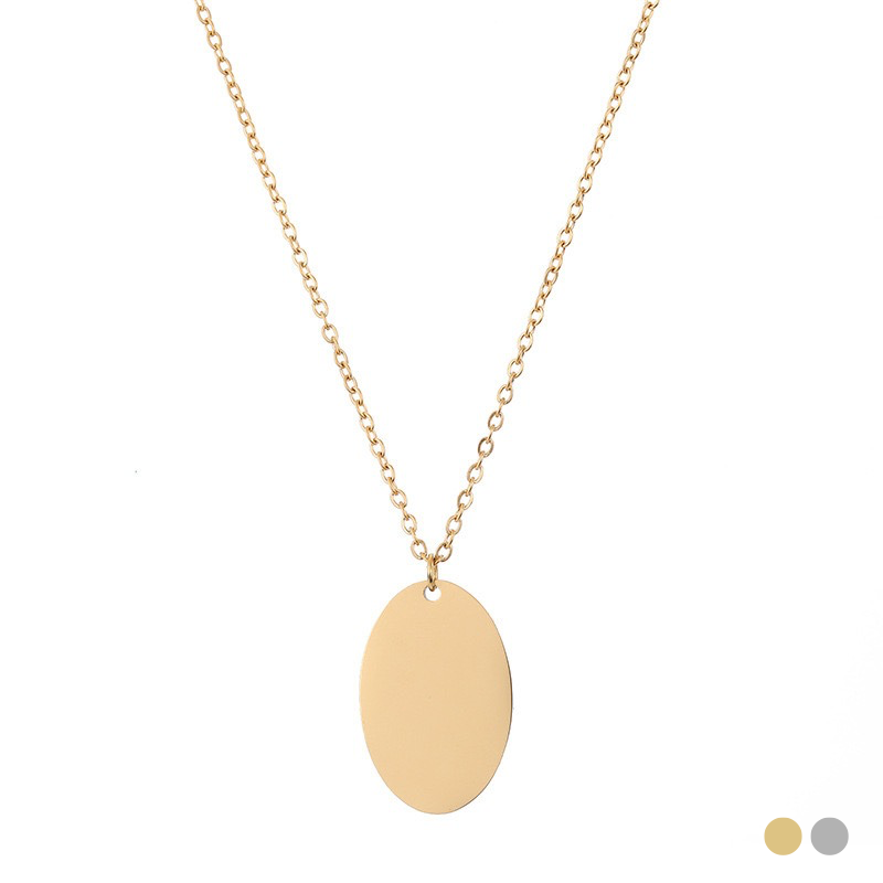 Collier Esmée - Acier inoxydable, Plaqué Or 18k - Doré et Argenté