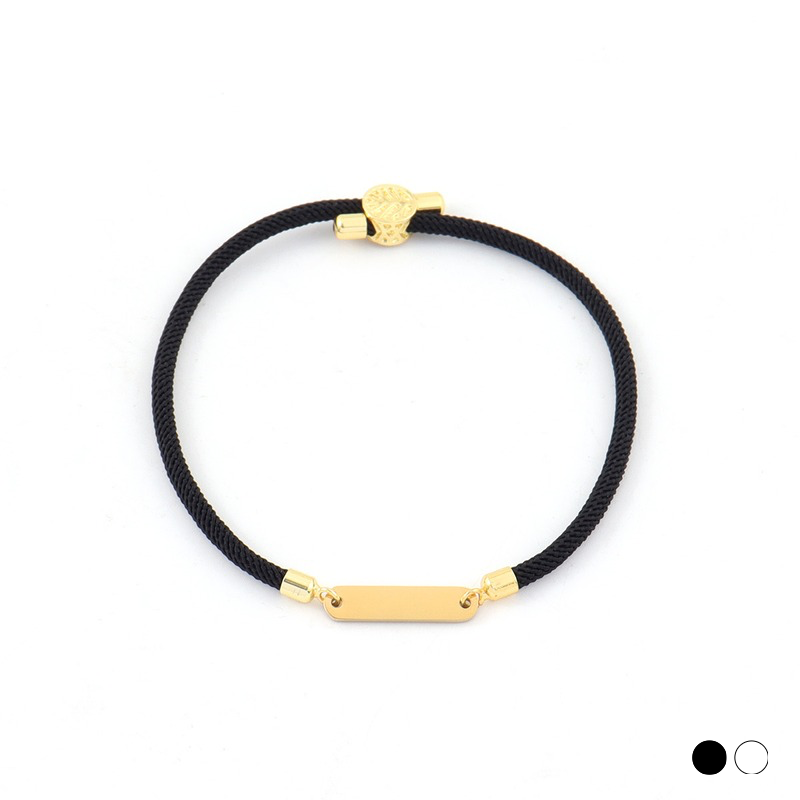Bracelet Tyla - Acier inoxydable - Noir ou Blanc