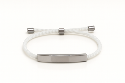 Bracelet Zayel - Acier Inoxydable - Noir, Gris ou Blanc