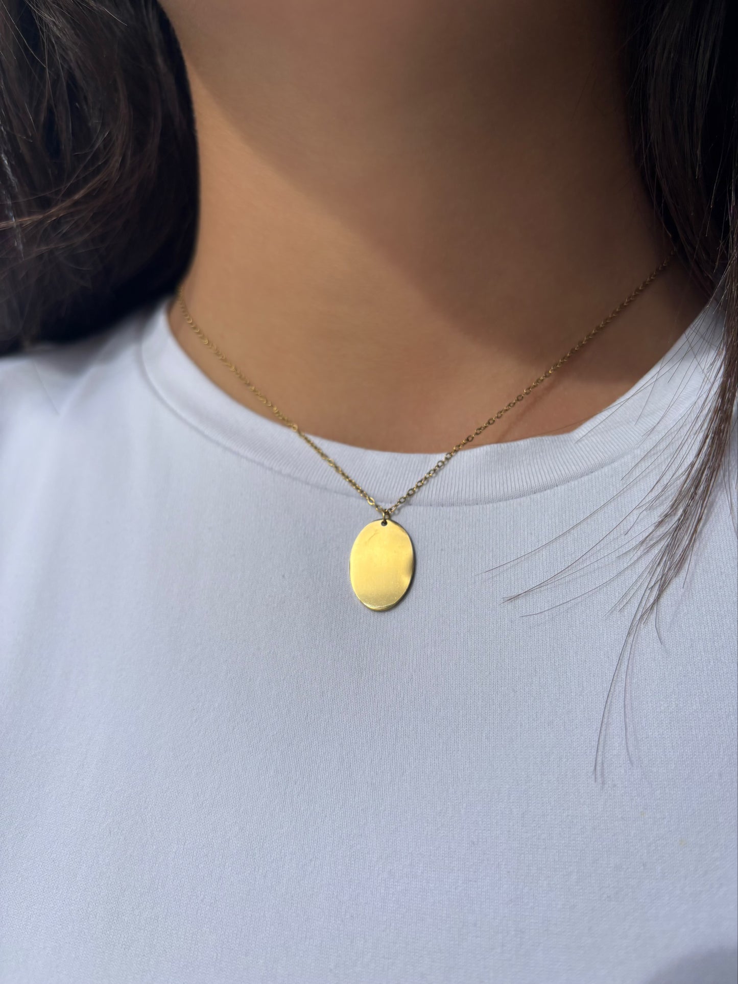 Collier Esmée - Acier inoxydable, Plaqué Or 18k - Doré et Argenté