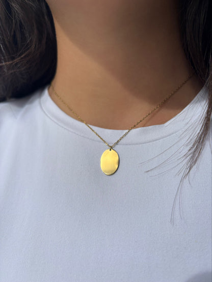 Collier Esmée - Acier inoxydable, Plaqué Or 18k - Doré et Argenté