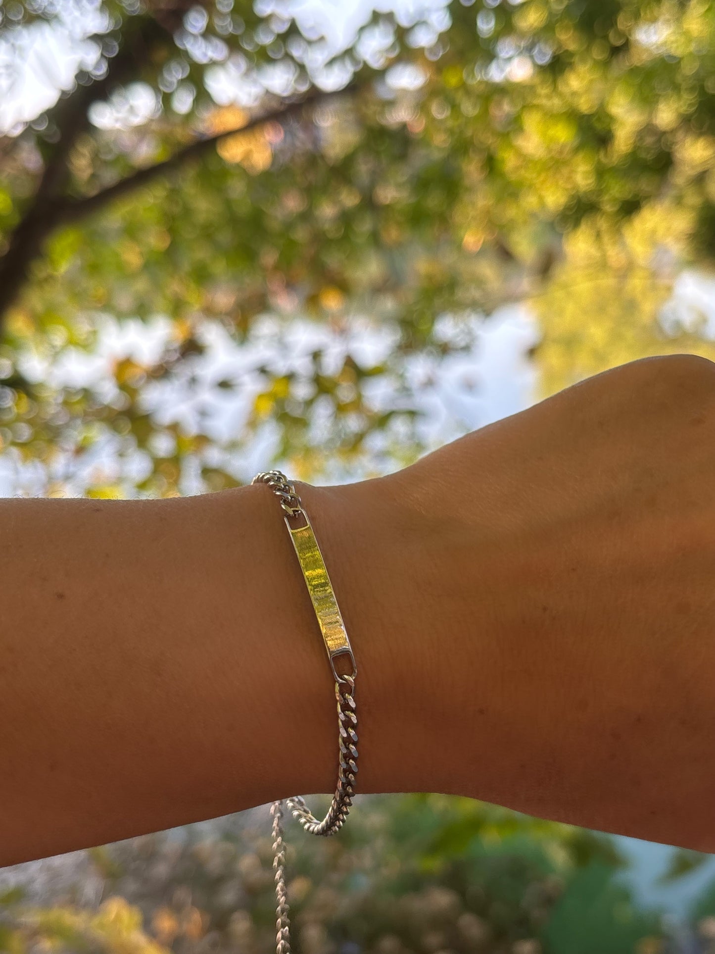 Bracelet Idyr - Acier inoxydable, Plaqué Or - Argenté