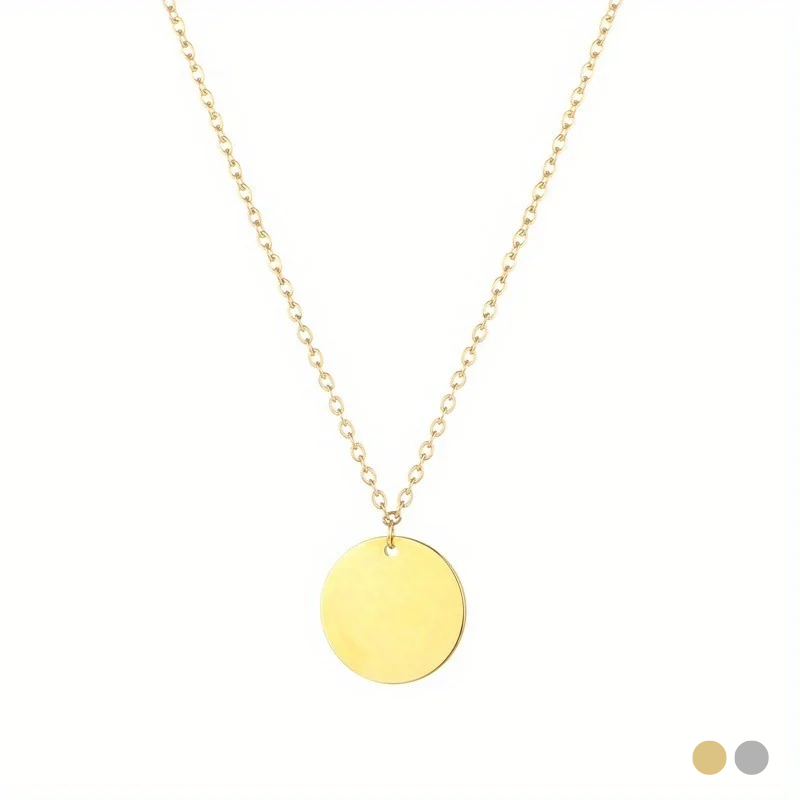 Collier Alma - Acier inoxydable, Plaqué Or 18k - Doré et Argenté