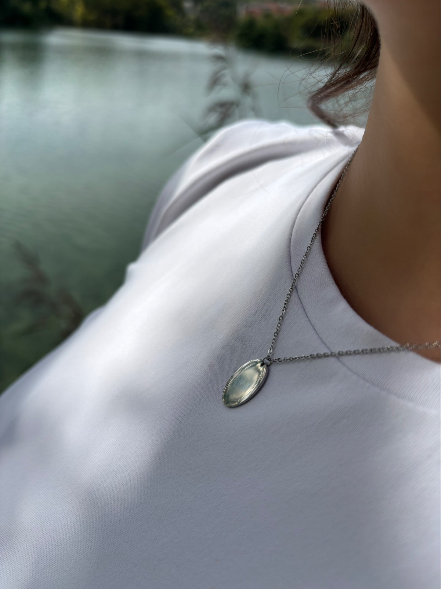 Collier Esmée - Acier inoxydable, Plaqué Or 18k - Doré et Argenté