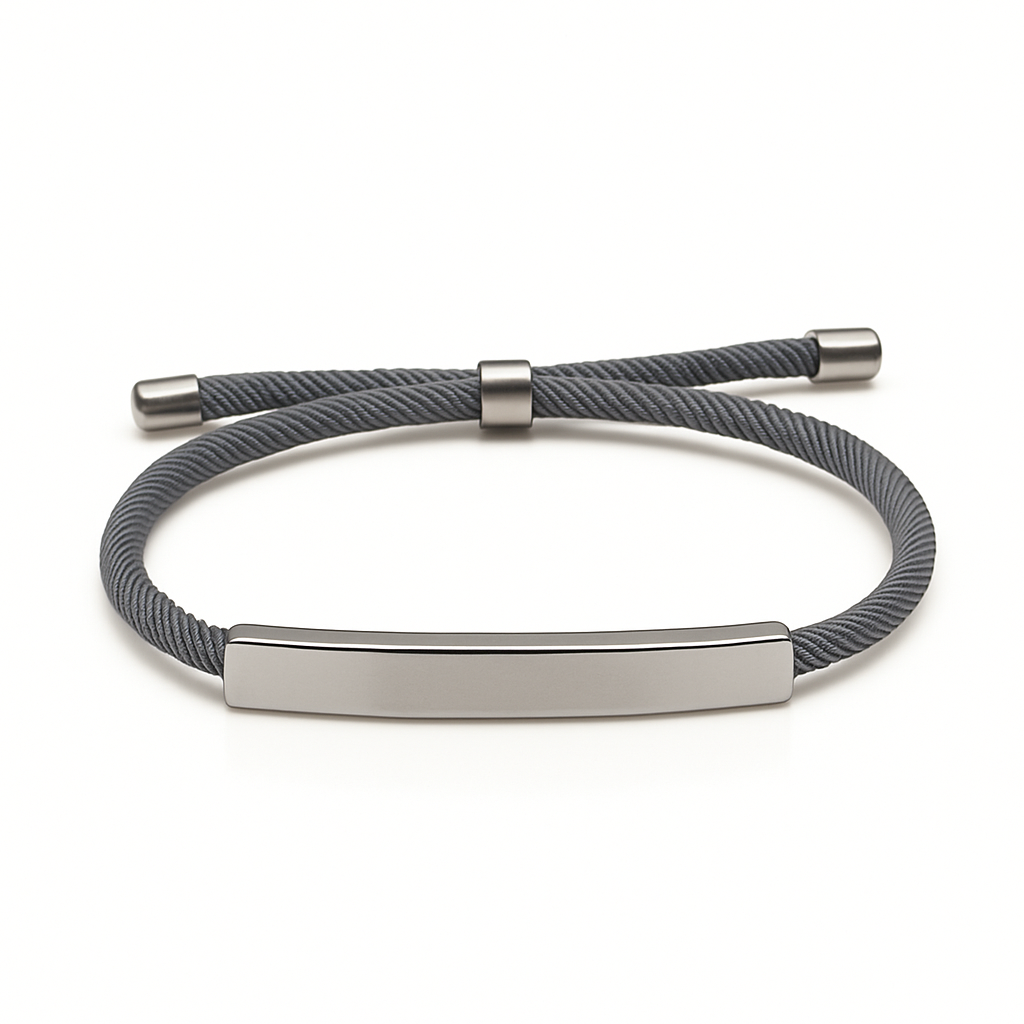 Bracelet Zayel - Acier Inoxydable - Noir, Gris ou Blanc