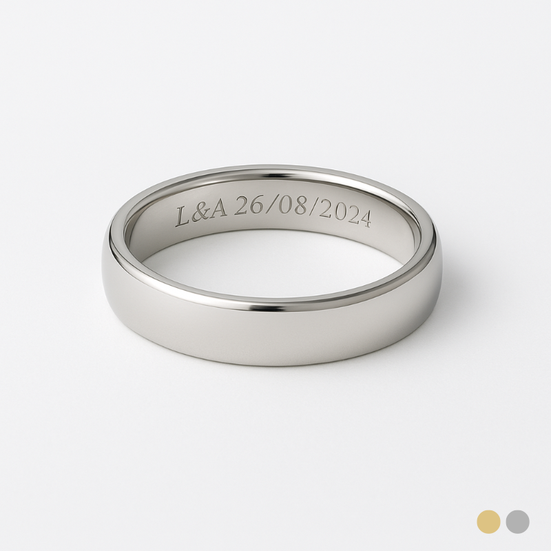 Bague ZAYM - Acier inoxydable - Doré ou Argenté