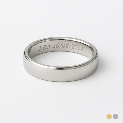 Bague ZAYM - Acier inoxydable - Doré ou Argenté