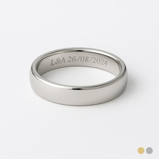 Bague ZAYM - Acier inoxydable - Doré ou Argenté